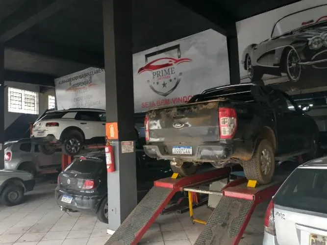 Centro Automotivo em funcionamento