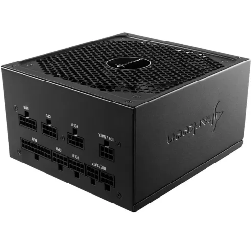 Fonte Sharkoon, 750W, 80 Plus Gold, Modular, PFC Ativo, Preto - SilentStorm CoolZero