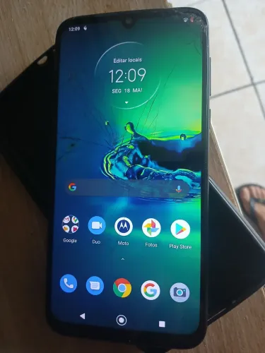 Moto g8 plus quebra galho
