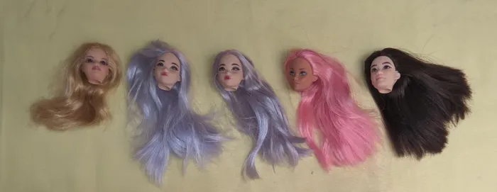 Lote Cabeças Barbie