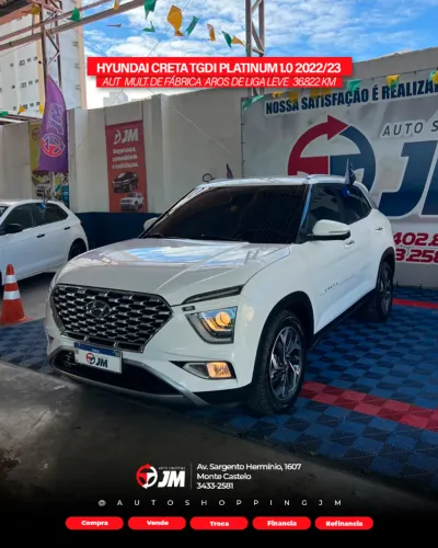 Hyundai Creta Platinum 1.0 TB 12V Flex AUT 2023