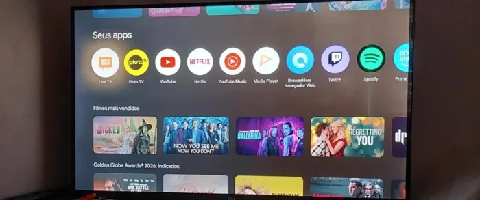 TCL, Smart TV, 32 Polegadas, HD QLED, WiFi, Bluetooth, Google TV, 2 HDMI, HDR10