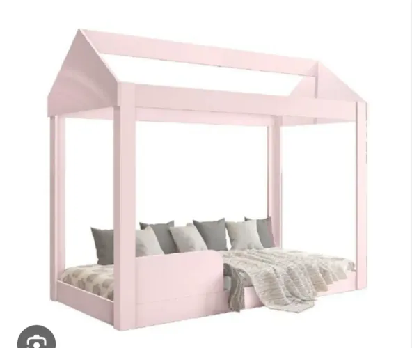 Vendo cama com colchão solteiro entrego com taxa 