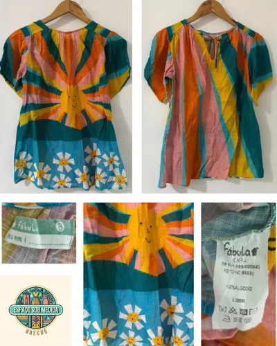 Vestido Fábula Vestido Sol e Margaridas