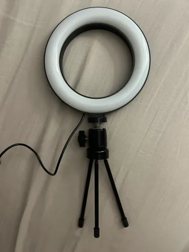 Ring light com tripé