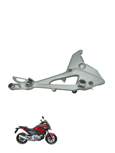 Bacalhau Suporte Pedaleira L/d Honda Nc 700x 2012 A 2014 Cinza