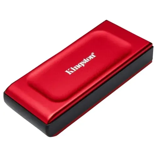 SSD Externo de 1TB Kingston XS1000R 1000G 1.050 MB s de Leitura - Vermelho