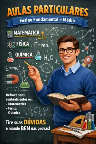 Aulas particulares - reforço escolar