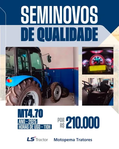 Trator MT4.70 Cabinado de Test Driver
