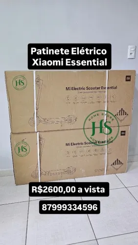 Patinete Elétrico Xiaomi Modelo Essential <br>Novo, lacrado
