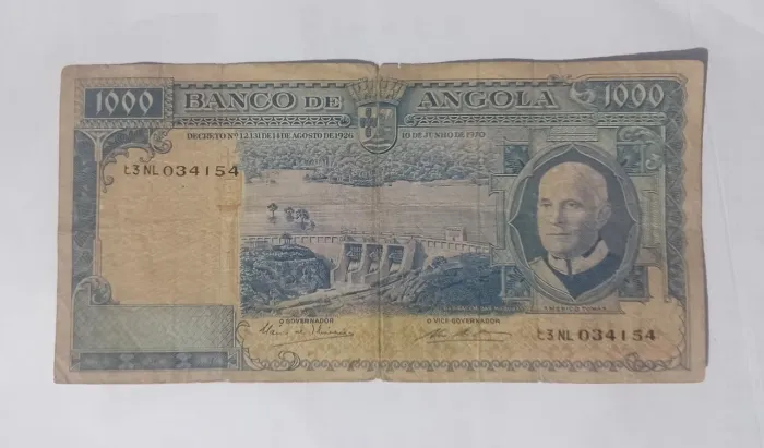 CÉDULA DE 1000 ESCUDOS  - BANCO DE ANGOLA