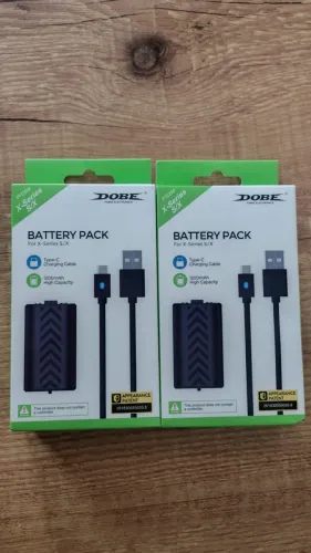 2 Baterias 1200mah + Cabo Usb Compatível Com Xbox Series X/s