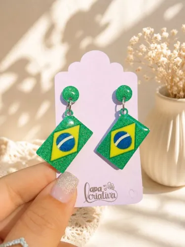 Brinco do Brasil em Resina - Copa do Mundo