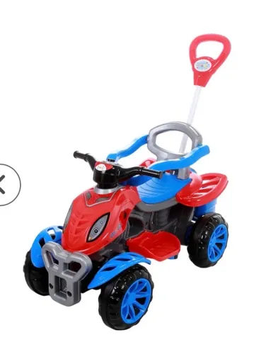 Quadriciclo infantil homem aranha