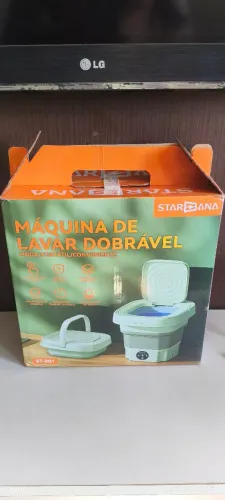 Máquina de lavar dobrável