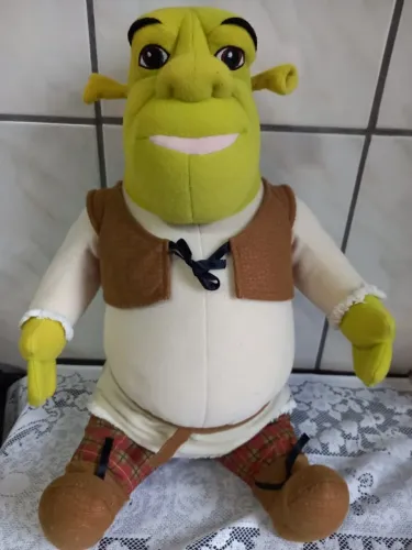Pelúcia Shrek grande original Hasbro 50cm