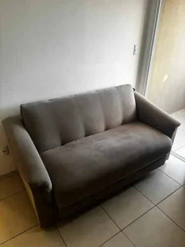 Sofá-Cama 2 lugares Cinza