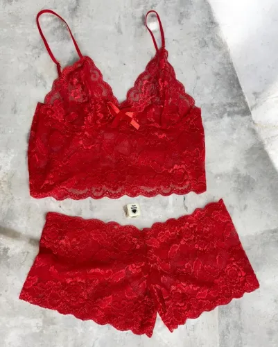 Lingerie Sensual Vermelha