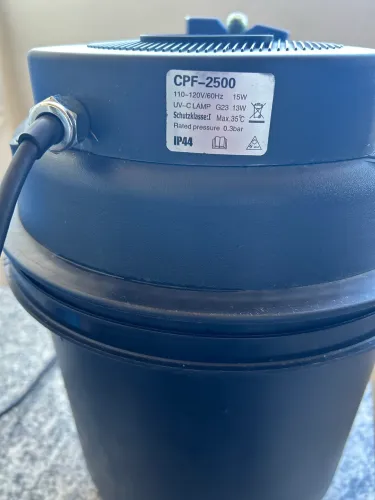 Filtro Externo para Lago/Aquário com Lâmpada UV - CPF-2500 - R$ 500,00