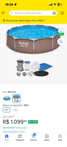 Vendo piscina inflável 5 mil litros completa usei 1 vez 