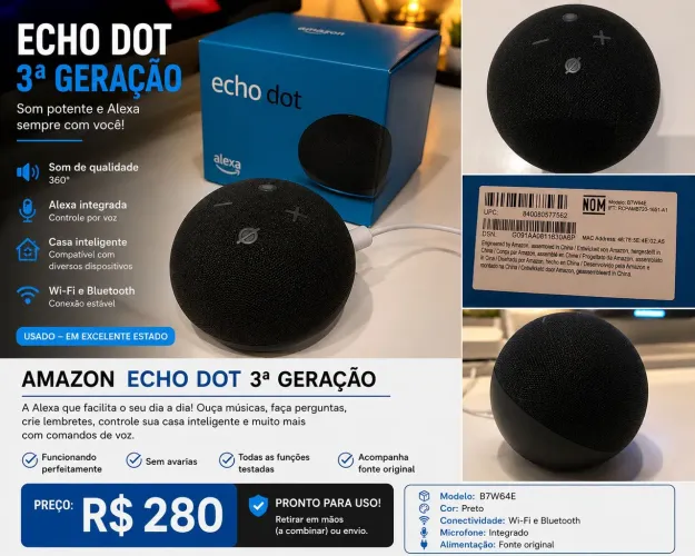 Alexa Echo Dot 3