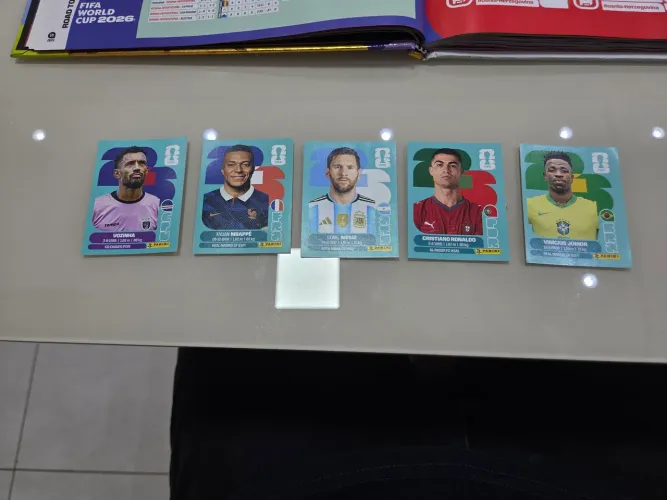 Kit as mais procuradas álbum da copa 2026