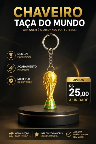 Chaveiros taça do mundo