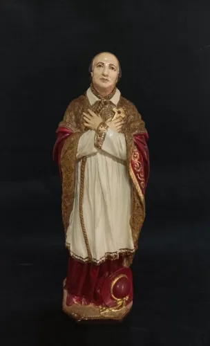 Imagem em gesso São Carlos Borromeu 25 cm