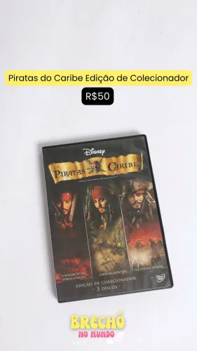 PIRATAS DO CARIBE COLECIONADOR