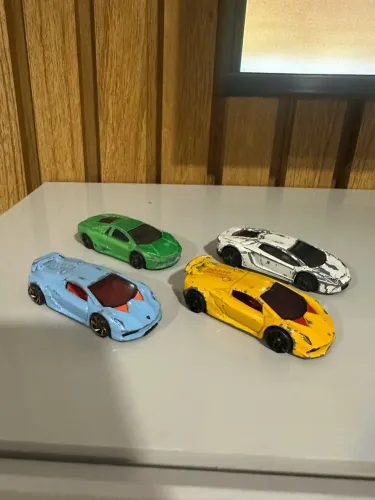 Kit carrinhos hot wheels lamborghini para restauração