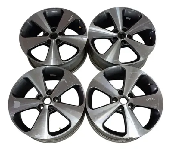 Jogo Roda Aro 17 Chevrolet Cruze 1.8 2013 2014 2015 2016 Prateado