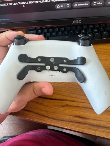 Controle dual sense (ps5) stelf 4 paddles