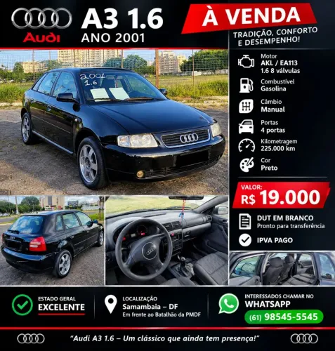 Audi A3 1.6 5P 2001