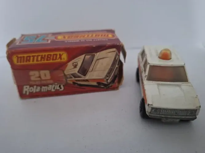 Carrinho Matchbox Antigo Police Patrol