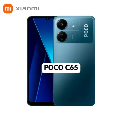 Celular POCO C65, 256 GB, 8GB RAM, Dual Chip 4G, Tela 6.74", Azul, Novo, Lacrado 