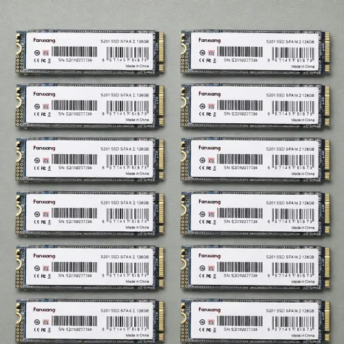 Lote 10 SSDs M.2 128GB Fanxiang (saúde 100%)