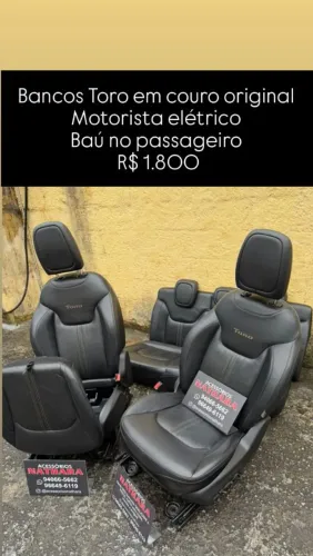 Bancos Toro em  couro original motorista elétrico 