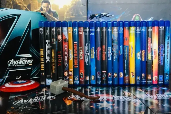Coleção Blu-ray Marvel 23 Filmes Originais MCU + Brindes
