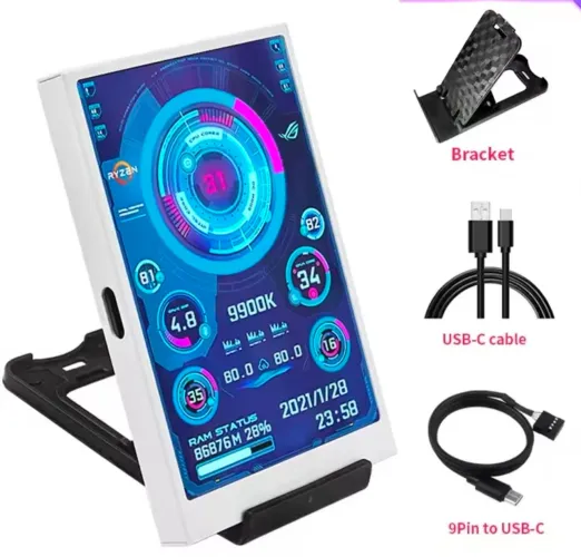 Monitor secundario PC marca tudo sobre o funcionamento BRANCO