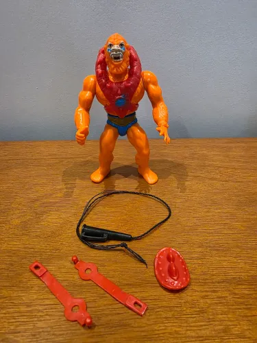 BONECO HE MAN HOMEM FERA ESTRELA ORIGINAL ANOS 80 ZERADO