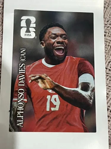 1 Figurinha Alphonso Davies - Coca Cola Album Copa Mundo 2026 