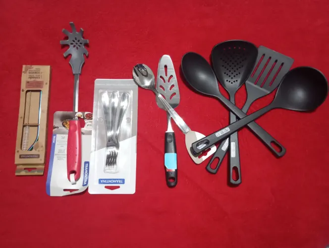 Kit Utensílios Tramontina contendo 10 peças 
