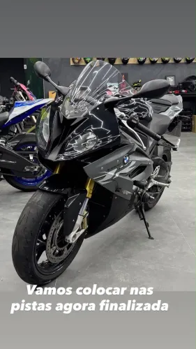 BMW s1000rr preta 2012