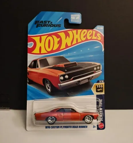 1970 custom playmouth Road Runner velozes e furiosos Hot Wheels