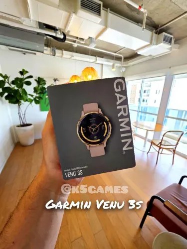 Garmin Venu 3s Bege - Lacrado - COMPRE COM SEGURANÇA ABC SP