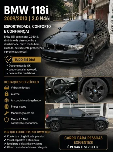 BMW 118IA 2.0 16V 136cv 5P 2010