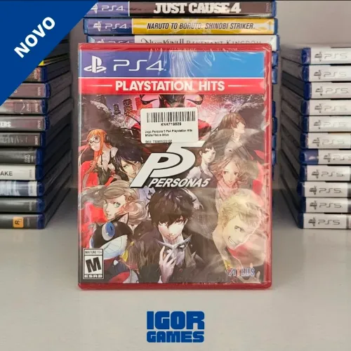 Persona 5 (HITS) | PS4, NOVO (disco solto)