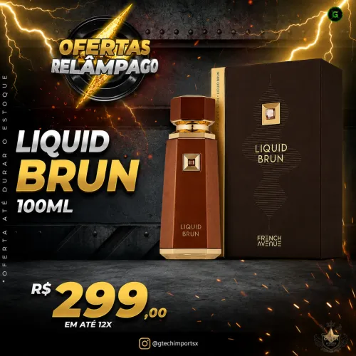 Liquid Brun perfume French avenue 100ml original Lacrado