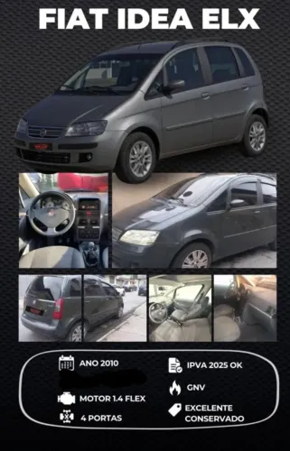 Fiat Idea ELX 1.4 MPI Fire Flex 8V 5P 2010