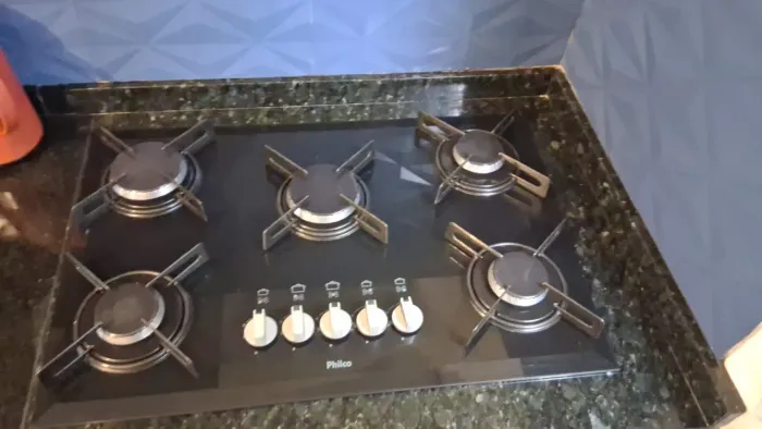 Fogão CookTop 5 bocas Philco